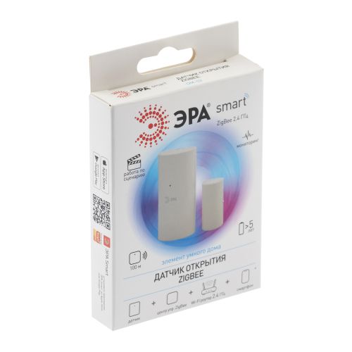 Датчик открытия DM-02 для дома беспроводной на батарейках SMART Zigbee ЭРА Б0049185