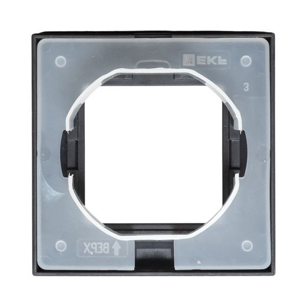 Рамка 1-м Эпика IP44 пластик черн. EKF UP1-FPB-01-44