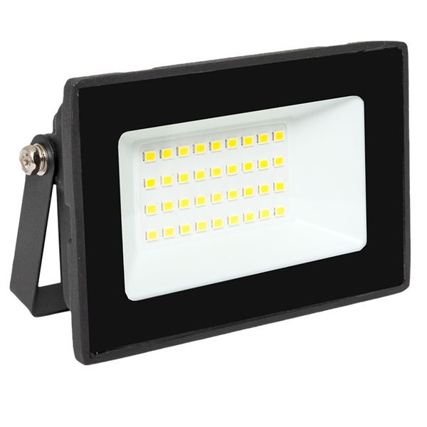 Прожектор светодиодный СДО-3003 30Вт 6500К IP65 Basic EKF FLL-3003-30-6500
