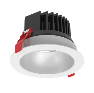Светильник светодиодный DL-Spark 25Вт 4000К IP44 150х105 60град. встраив. с матов. серебр. рефлектором бел. VARTON V1-R0-00434-10L07-4402540
