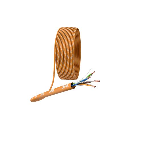 Кабель витая пара U/UTP кат.5E 4х2х24AWG CU нг(А) HF (уп.305м) U-4-HF Эра Б0044430