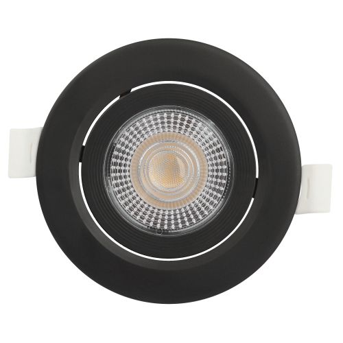 Светильник светодиодный KLLED 25A-5 4K BK 5Вт 4000К круглый поворотн. встраив. черн. Эра Б0068180