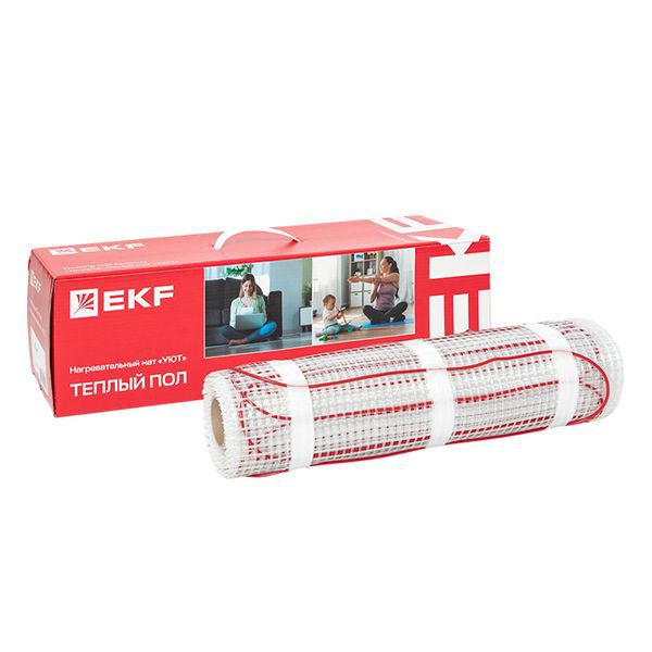 Комплект "Теплый пол" (мат) двухжил. 600Вт 4кв.м "Уют" PROxima EKF nm2-600-4