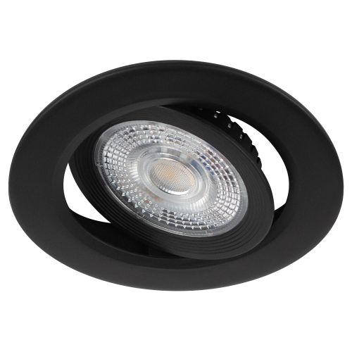 Светильник светодиодный KLLED 25A-5 4K BK 5Вт 4000К круглый поворотн. встраив. черн. Эра Б0068180