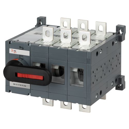 Выключатель-разъединитель ВНК-35-31130 PRO mvr30-3-250E 3П 250А на 2 направления с фронтальной рукояткой управления Эра Б0054016