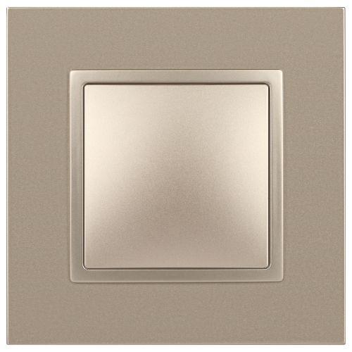 Выключатель 1-кл. СП Elegance 14-1101-04 10А IP20 250В 10AX механизм шампань Эра Б0034211