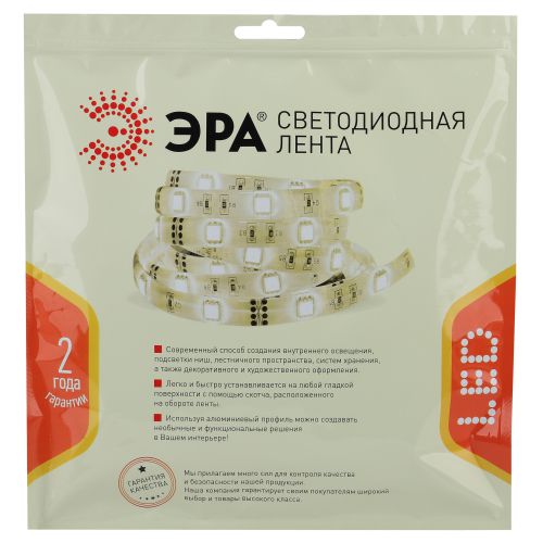 Лента светодиодная LS2835-20-192-24-33-3000К-double-5m (уп.5м) ЭРА Б0043102