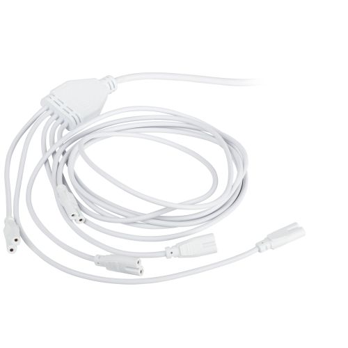 Разветвитель сетевой для фитолампы FITO 5х IEC C7 (2 pin) 2 м для подключения 5 светильников Эра Б0060525