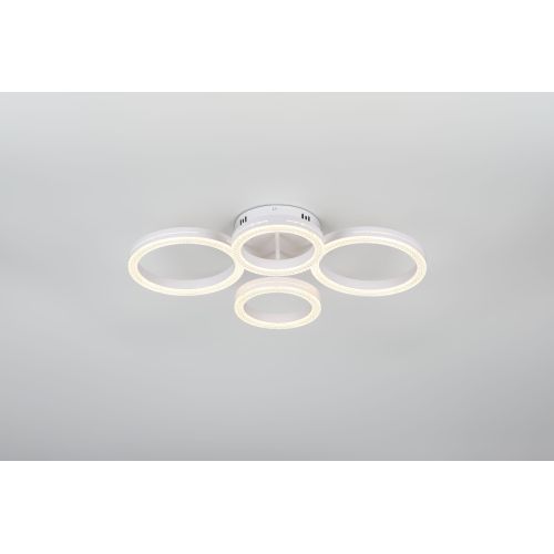 Светильник светодиодный Juniper 6187-702 LED 75Вт 3000-6000К потолочн. бел. с пультом Rivoli Б0068478