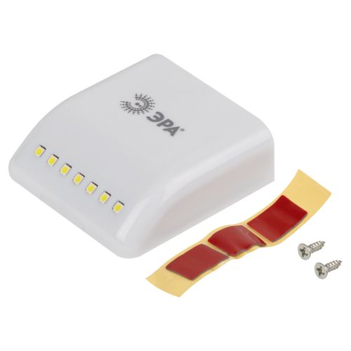 Фонарь SB-404 пушлайт-подсветка универс. в шкаф 7SMD LED сенсор 2хAAA блист. (10/120/2880) Эра Б0042658