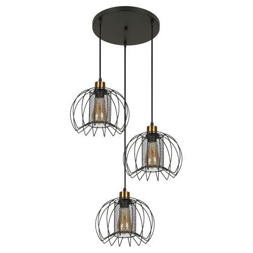 Светильник Adelaida 5108-203 60Вт 3хЕ27 (подвес) подвесной лофт-кантри Rivoli Б0069909