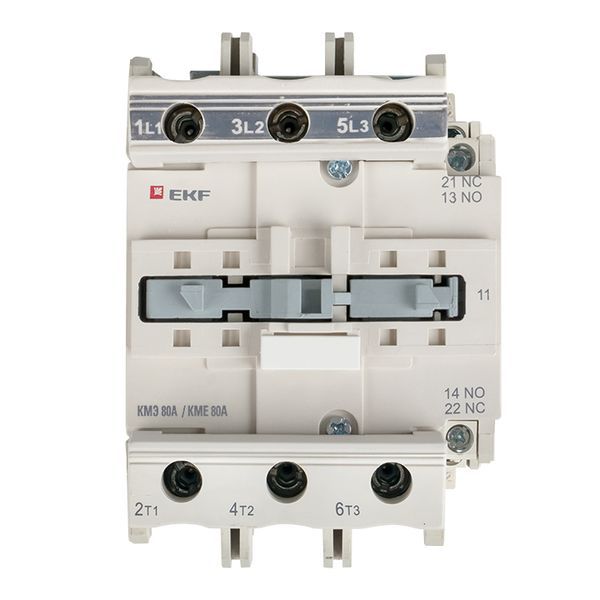 Контактор КМЭ-3 80А кат. 400В AC 1НО+1НЗ EKF ctr-s-80-380