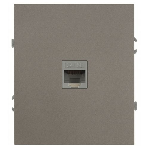 Розетка информационная 1-м СП Arktik RJ45 16А IP20 250В титан 16-3107-07 Эра Б0070480