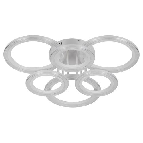 Светильник светодиодный Ring CLL-1-90-RC WH 90Вт 3000К-6000К 620х620х125 с пультом ДУ бел. Эра Б0069749