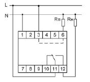 Реле тока РR-612 (2-15А монтаж на DIN-рейке 35мм 230В AC 16А 1перекл IP20) F&F EA03.003.003