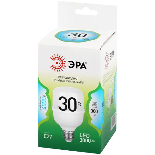 Лампа светодиодная GREEN LINE POWER T70-30W-840-E27 GL 30Вт колокол 4000К яркий свет бел. E27 Эра Б0067068
