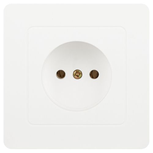 Розетка 1-м СП Style 7-201-01 16А IP20 250В 2P бел. Intro Б0060637