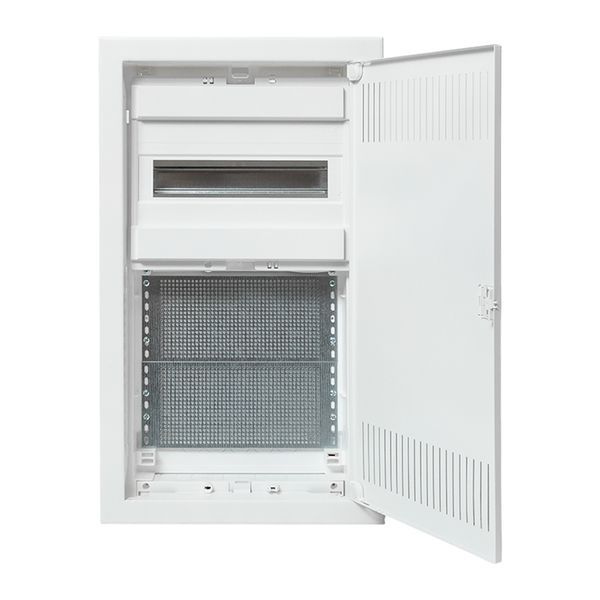 Щит комбинированный встраив. Nova 1 DIN-рейка + 2 монтаж. платы 3 габарит IP41 с метал. перфорированной дверью EKF nv-cb-pmd-1+2