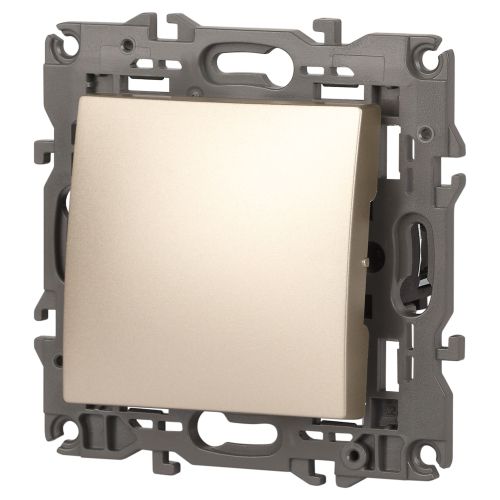 Переключатель перекрестный 1-кл. СП Elegance 14-1108-04 10А IP20 250В 10AX механизм шампань Эра Б0034260