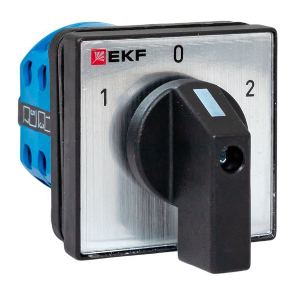 Переключатель кулачковый ПК-1-42 2п 10А "1-0-2" IP65 EKF pk-1-42-10-65