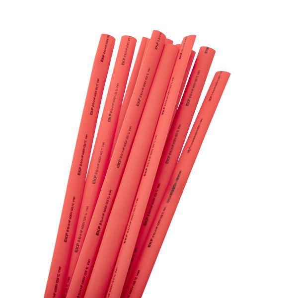 Трубка термоусадочная ТУТ нг 8/4 красн. 1м (уп.50м) PROxima EKF tut-8-r-1m