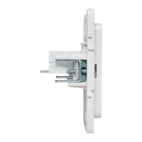Розетка компьютерная 2-м Стокгольм RJ-45 механизм бел. EKF EYK02-035-10