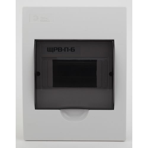 Бокс встраиваемый ЩРВ-П-6 6мод. IP41 пластик SIMPLE NO-box_simple-plastic_6_flush BOXF06 Эра Б0041510