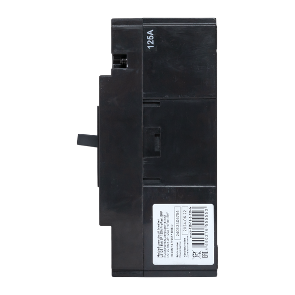 Выключатель автоматический 3п 125А 18кА LS125 ProPact EKF mccb-125-18-3-125-ls