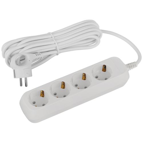 Удлинитель 4х5м с заземл. 16А IP20 GREEN LINE UDL-16-450-E ПВС 3х1 Эра Б0065062