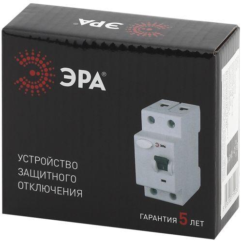Выключатель дифференциального тока (УЗО) 1P+N 25А 100мА ВД1-63 Pro NO-902-56 ЭРА Б0031895