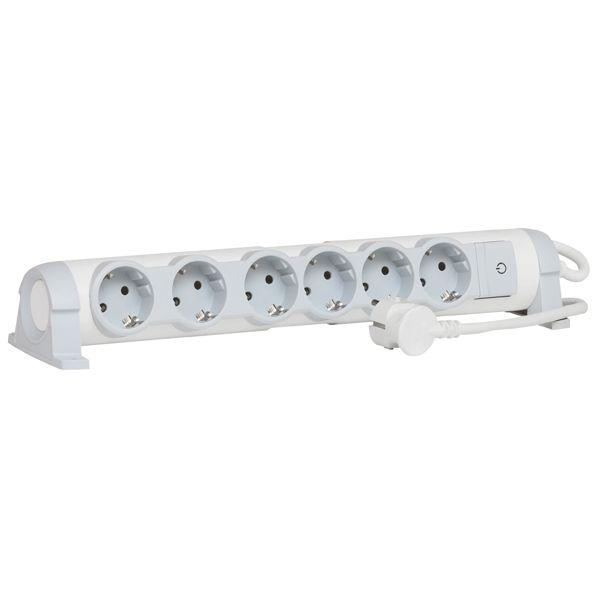Удлинитель 6х3м с заземл. 16А IP20 Комфорт 6х2P+E IEK 694637