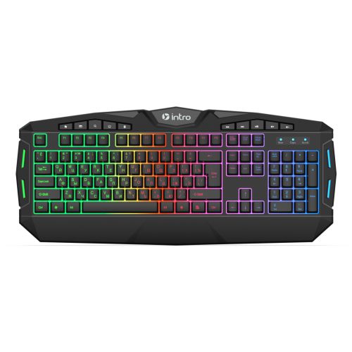 Комплект игровой клавиатура и мышь GXZ990 1200-3600dpi + коврик + гарнитура черн. А0036180 Intro Б0060195