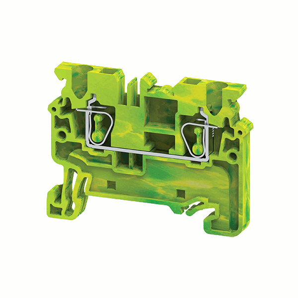 Клемма заземляющая пружинная OptiClip CXG-2.5-PE-(0.2-2.5) КЭАЗ 289759
