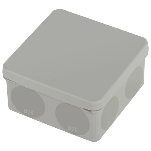 Коробка распаячная двухкомпонентн. 100х100х50 HF стойкая к УФ KOR-100-100-50-9g-2MP сер. ЭРА Б0060291