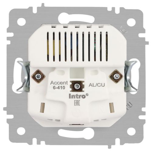 Розетка 1-м СП Accent 6-410-11 16А IP20 250В P+E Schuko + 2хUSB защ. шторки сосна Intro Б0063720