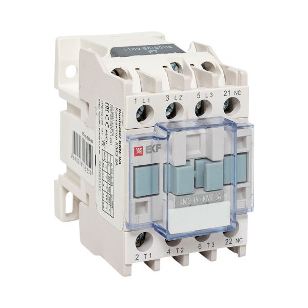 Контактор КМЭ-1 9А кат. 110В AC 1НЗ EKF ctr-s-9-110-nc