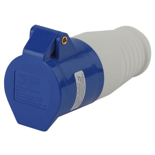 Розетка переносная 213 2Р+РЕ 16А 220В IP44 R-16-2P-PE-IP44 ЭРА Б0032861