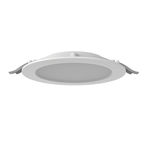 Светильник светодиодный DL-01 Slim 200мм 30Вт 4000К CRI90 221x40мм IP65/40 рассеив. опал RAL9003 бел. муар VARTON V1-RF-0R084-10000-6503040