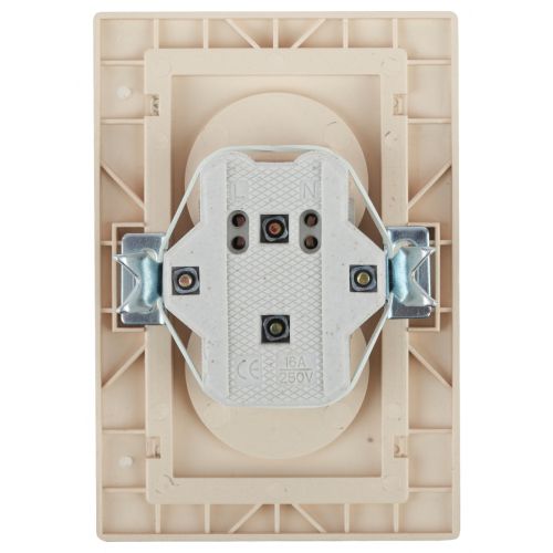 Розетка 2-м СП 2мод. Plano 1-204-05 16А IP20 250В 2х2P антрацит Intro Б0053911