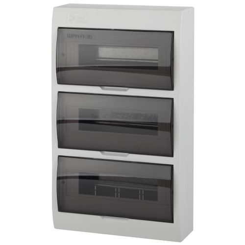 Бокс навесной ЩРН-П-36 36мод. IP41 пластик SIMPLE NO-box_simple-plastic_36_surface BOXS36 Эра Б0041529