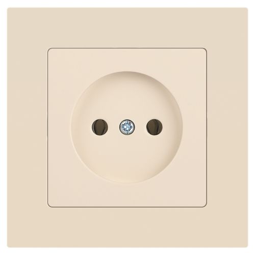 Розетка 1-м СП Accent 6-201-02 16А IP20 250В 2P сл. кость Intro Б0063659