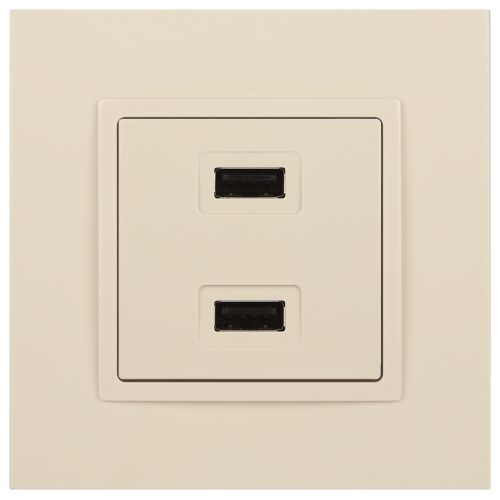 Устройство зарядное USB 14-4110-02 5В-2100мА Elegance сл. кость ЭРА Б0034359