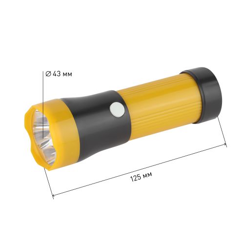 Фонарь TB4L 4хLED пластик 3хAAA полиб. Трофи Б0025679