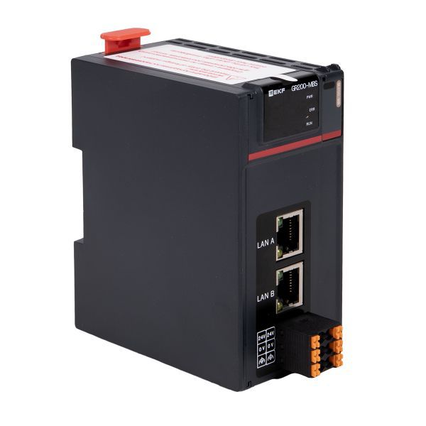 Модуль сетевой удаленного расширения ввода и вывода Modbus TCP GR200-MBS D-CARD EKF GR200-MBS-DCD
