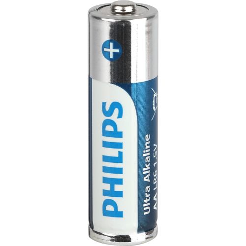 Элемент питания алкалиновый AA/LR6 1.5В Ultra (уп.8шт) LR6E8W/51 Philips Б0064633