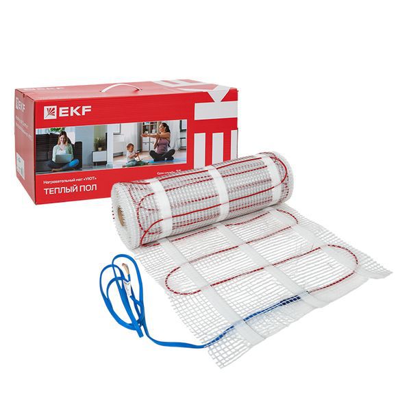 Комплект "Теплый пол" (мат) "Уют" 9кв.м. 1350Вт PROxima EKF nm2-1350-9
