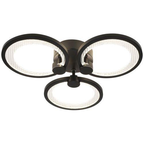 Светильник светодиодный Odry CLL-1-46-RC BK 46Вт 3000К-6000К 405х375х100 с пультом ДУ черн. Эра Б0069750