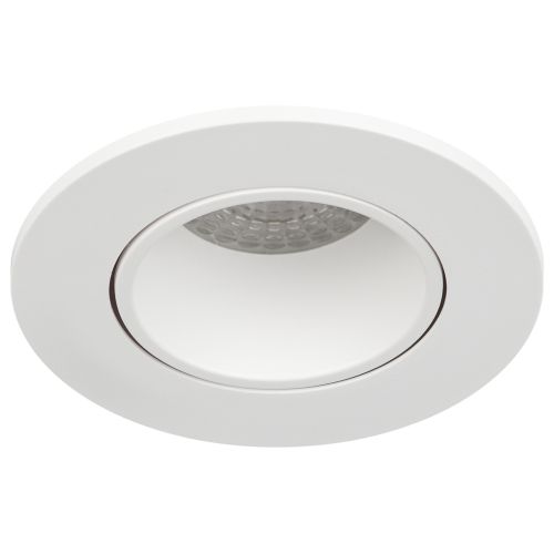 Светильник встраиваемый декоративный KL90 WH MR16/GU5.3 бел. пластик. Эра Б0054369