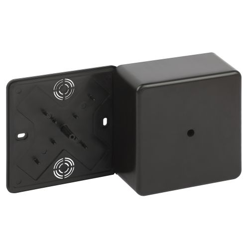Коробка распаячная 100х100х50мм без клеммы IP40 черн. BS-B-100-100-50 Эра Б0061805