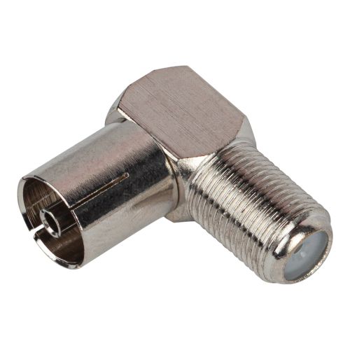 Переходник Simple RS-A03 гнездо F-гнездо TV угловой ЭРА Б0048294